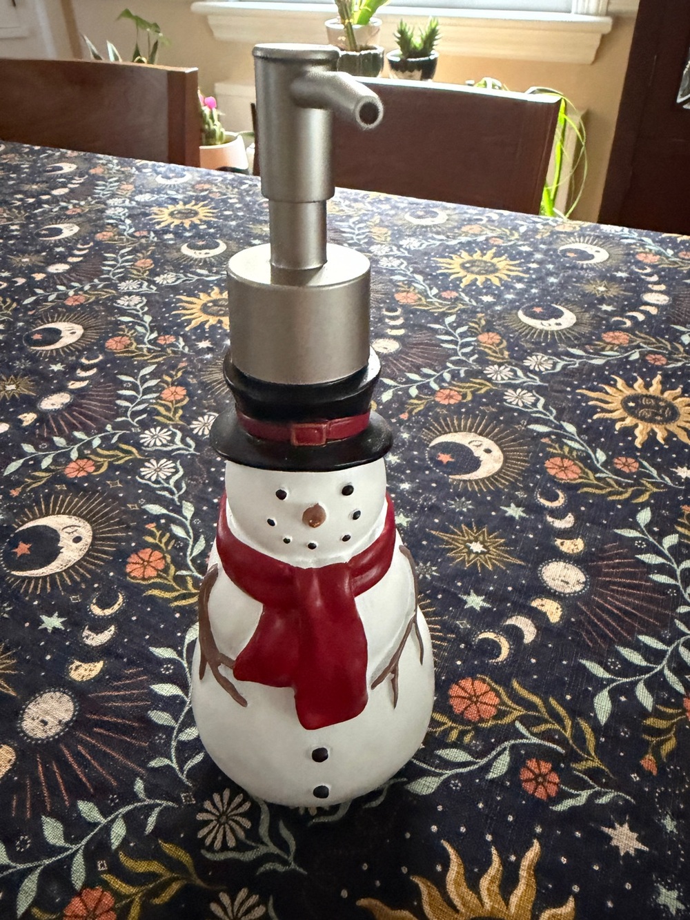 New snowman soap dispenser
